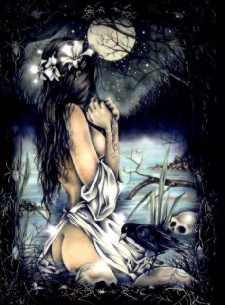 Обнаженная девушка, по мотивам Gothic II