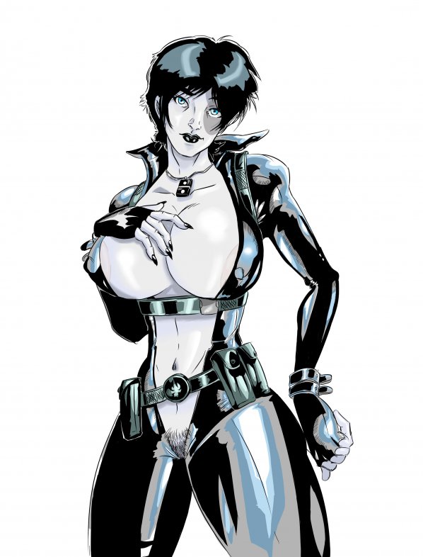 Обнаженная Домино (Domino), подруга главного героя игры Deadpool