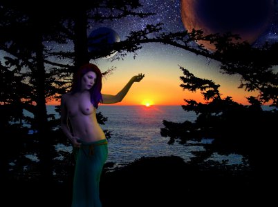 Полуобнаженная девушка (The Elder Scrolls III: Morrowind)