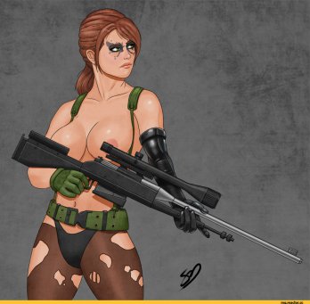 Полуголая Quiet из Metal Gear Solid V: The Phantom Pain