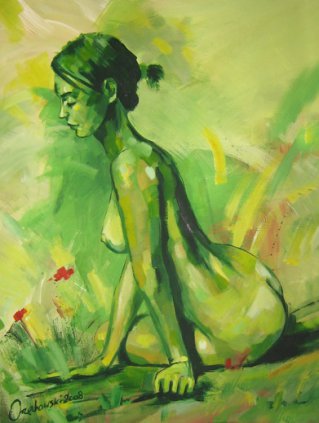 Голая Дриада, персонаж игры Sacred 2: Fallen Angel