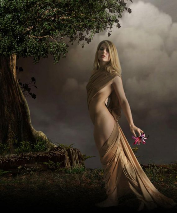 Вариация на тему Sacred 2: Fallen Angel: полуголая Дриада