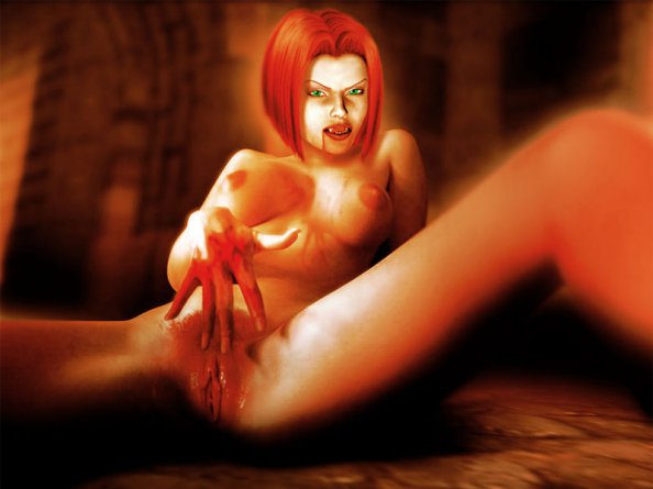 Эротическое фото Рейн, персонажа серии игр BloodRayne