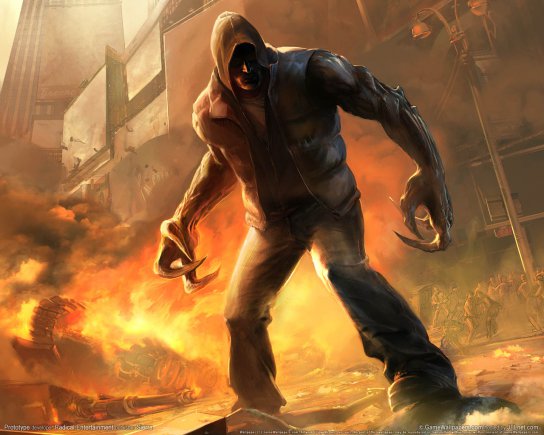 Потерявший память Алекс Мерсер, главный герой игры Prototype