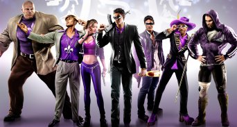 Персонажи Saints Row: The Third: Олег Киррилов, Пирс Вашингтон, Шаунди, Протагонист, Джонни Гэт, Зимос и Анхель де ла Муэрте
