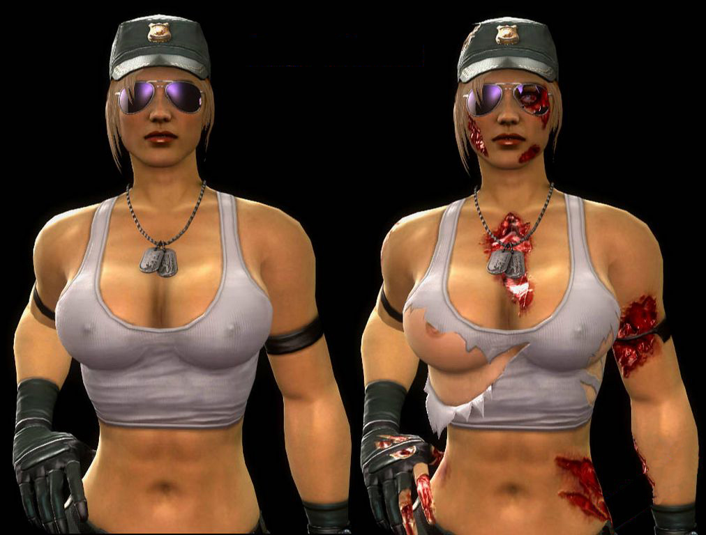 sonya blade голая