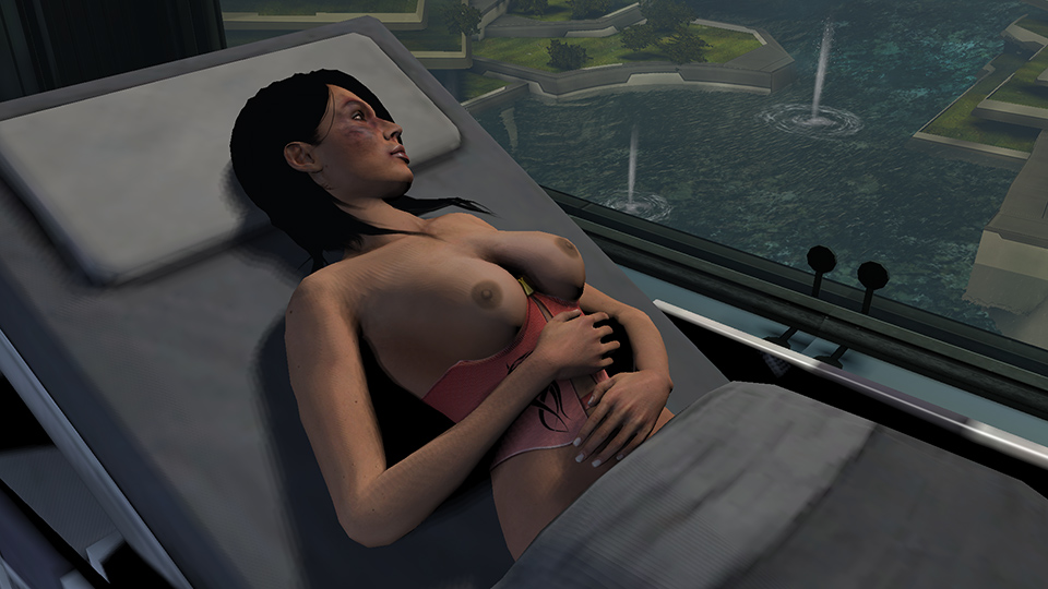 Обнаженная Эшли Уильямс, Mass Effect 3 с nude-патчем.