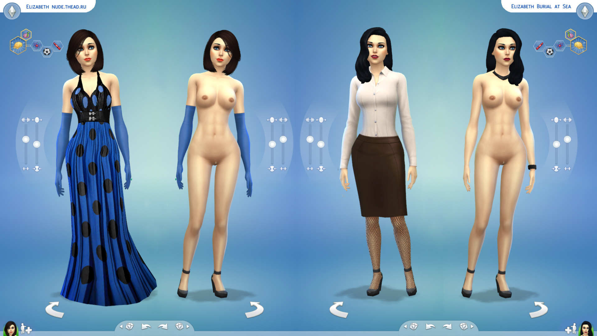 Sims 4 naked girl exposed thumbs