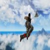 Прыжок с парашютом главного героя игры Just Cause 2