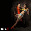 Полуголая девушка и Джо Барборо, персонаж игры Mafia II