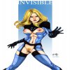 Эротический рисунок Невидимой Леди, компьютерная игра Champions Online