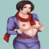 Ada Wong topless, based on the game Resident Evil 6