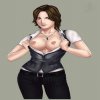 Nude Helena Harper, companion of Leon Kennedy in Resident Evil 6