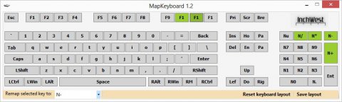 Программа MapKeyboard, для переназначения клавиш на клавиатуре