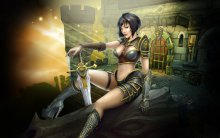 Полуобнаженная принцесса Амели (King's Bounty: Armored Princess) Полуобнаженная принцесса Амели (King's Bounty: Armored Princess)