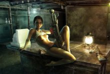 Обнаженная Одинокая странница, женский образ главного героя (Fallout 3) Обнаженная Одинокая странница, женский образ главного героя (Fallout 3)