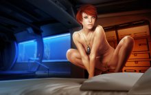 Обнаженная Келли Чамберс (Mass Effect 2)