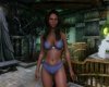 The Elder Scrolls V: Skyrim с nude-патчем, сексуальная полуголая красавица