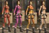 Лара Крофт в костюмах из латекса разных цветов (Tomb Raider Legend с nude-патчем)