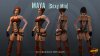Сирена Майя в привлекательном корсете, nude-патч для игры Borderlands 2