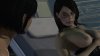 Полуобнаженная в черном корсете Эшли Уильямс в больнице, nude-патч для Mass Effect 3