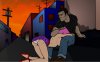 Thankfulness of girl for rescue from the hooligan, erotic flash game Officer Krupt 1